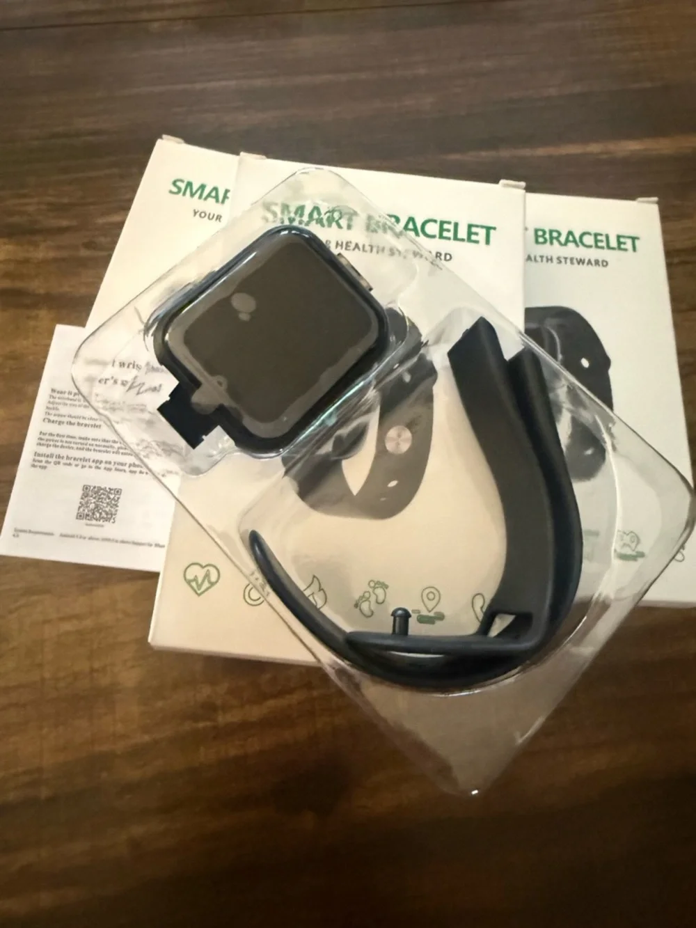 Fitness Smart Bracelet Activity Tracker Watch iPhone Android Heart Rate New 43mm